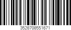Código de barras (EAN, GTIN, SKU, ISBN): '3528708551671'