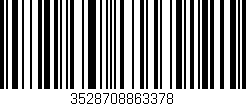Código de barras (EAN, GTIN, SKU, ISBN): '3528708863378'