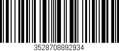 Código de barras (EAN, GTIN, SKU, ISBN): '3528708892934'