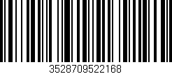 Código de barras (EAN, GTIN, SKU, ISBN): '3528709522168'