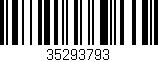 Código de barras (EAN, GTIN, SKU, ISBN): '35293793'