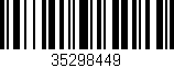 Código de barras (EAN, GTIN, SKU, ISBN): '35298449'