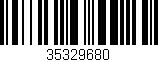 Código de barras (EAN, GTIN, SKU, ISBN): '35329680'