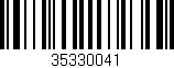 Código de barras (EAN, GTIN, SKU, ISBN): '35330041'