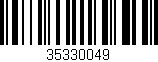 Código de barras (EAN, GTIN, SKU, ISBN): '35330049'
