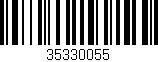 Código de barras (EAN, GTIN, SKU, ISBN): '35330055'