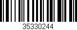 Código de barras (EAN, GTIN, SKU, ISBN): '35330244'