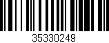 Código de barras (EAN, GTIN, SKU, ISBN): '35330249'