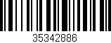 Código de barras (EAN, GTIN, SKU, ISBN): '35342886'