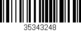 Código de barras (EAN, GTIN, SKU, ISBN): '35343248'