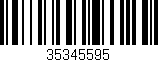 Código de barras (EAN, GTIN, SKU, ISBN): '35345595'