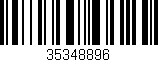 Código de barras (EAN, GTIN, SKU, ISBN): '35348896'