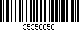 Código de barras (EAN, GTIN, SKU, ISBN): '35350050'