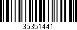 Código de barras (EAN, GTIN, SKU, ISBN): '35351441'