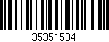 Código de barras (EAN, GTIN, SKU, ISBN): '35351584'