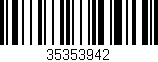 Código de barras (EAN, GTIN, SKU, ISBN): '35353942'