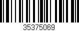 Código de barras (EAN, GTIN, SKU, ISBN): '35375069'