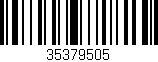 Código de barras (EAN, GTIN, SKU, ISBN): '35379505'