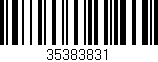 Código de barras (EAN, GTIN, SKU, ISBN): '35383831'