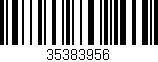 Código de barras (EAN, GTIN, SKU, ISBN): '35383956'