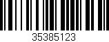 Código de barras (EAN, GTIN, SKU, ISBN): '35385123'