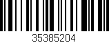 Código de barras (EAN, GTIN, SKU, ISBN): '35385204'