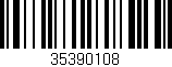 Código de barras (EAN, GTIN, SKU, ISBN): '35390108'