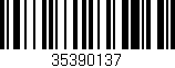 Código de barras (EAN, GTIN, SKU, ISBN): '35390137'