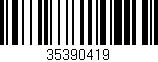 Código de barras (EAN, GTIN, SKU, ISBN): '35390419'