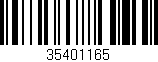 Código de barras (EAN, GTIN, SKU, ISBN): '35401165'