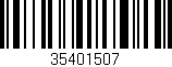 Código de barras (EAN, GTIN, SKU, ISBN): '35401507'