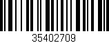 Código de barras (EAN, GTIN, SKU, ISBN): '35402709'