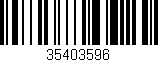 Código de barras (EAN, GTIN, SKU, ISBN): '35403596'