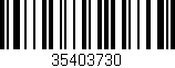 Código de barras (EAN, GTIN, SKU, ISBN): '35403730'