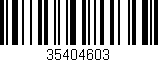 Código de barras (EAN, GTIN, SKU, ISBN): '35404603'