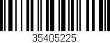 Código de barras (EAN, GTIN, SKU, ISBN): '35405225'