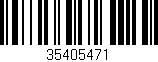Código de barras (EAN, GTIN, SKU, ISBN): '35405471'