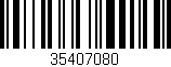 Código de barras (EAN, GTIN, SKU, ISBN): '35407080'