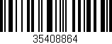 Código de barras (EAN, GTIN, SKU, ISBN): '35408864'