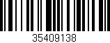 Código de barras (EAN, GTIN, SKU, ISBN): '35409138'