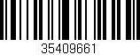 Código de barras (EAN, GTIN, SKU, ISBN): '35409661'