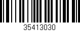 Código de barras (EAN, GTIN, SKU, ISBN): '35413030'