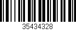 Código de barras (EAN, GTIN, SKU, ISBN): '35434328'