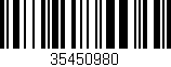 Código de barras (EAN, GTIN, SKU, ISBN): '35450980'