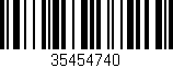 Código de barras (EAN, GTIN, SKU, ISBN): '35454740'