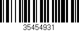 Código de barras (EAN, GTIN, SKU, ISBN): '35454931'