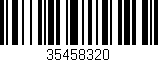 Código de barras (EAN, GTIN, SKU, ISBN): '35458320'
