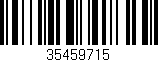 Código de barras (EAN, GTIN, SKU, ISBN): '35459715'