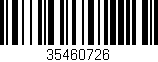 Código de barras (EAN, GTIN, SKU, ISBN): '35460726'