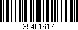 Código de barras (EAN, GTIN, SKU, ISBN): '35461617'